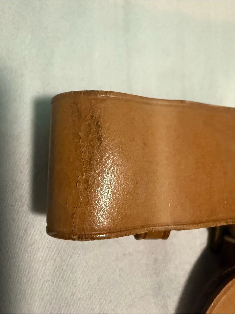 Louis Vuitton Authentic Vachetta Leather Luggage Tag and Poignet Set!